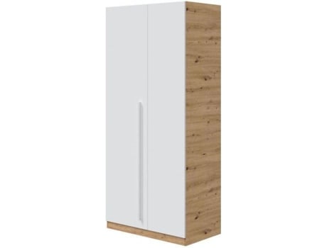 Armario HABITDESIGN Noa (Blanco - Melamina - 90 x 200 x 52 cm)