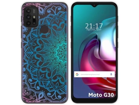 Carcasa Motorola Moto G10 / G30 TUMUNDOSMARTPHONE Dibujos Transparente Multicolor