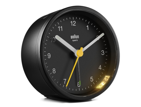 Reloj Despertador De Cuarzo Braun BC12 Negro