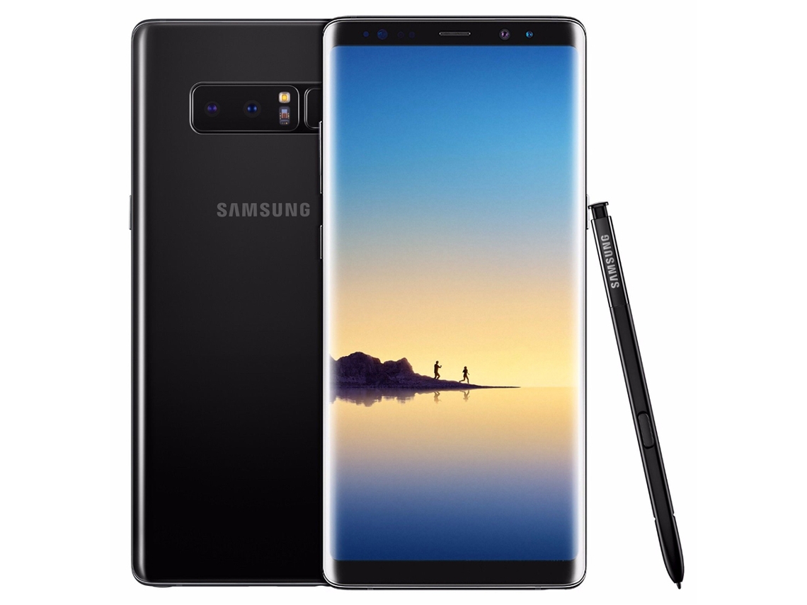 Smartphone SAMSUNG Galaxy Note8 Duplo SIM 6 GB/64 GB Negro Reacondicionado Señales de Uso