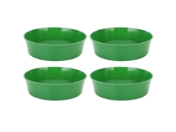 4 Tamices De Plástico De Malla Para Jardín, Ideales Para Filtrar Arena, Piedras, Plantas Y Suculentas - Herramienta De Jardinería