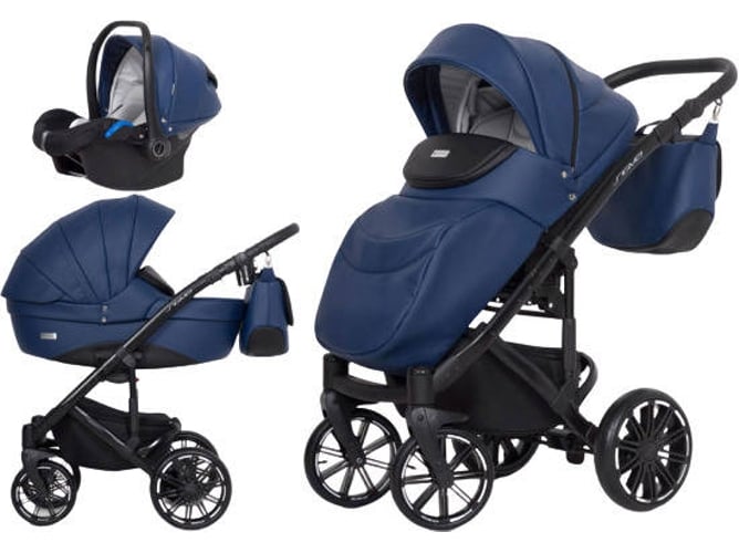 Carrito de Bebé Individual RIKO Sigma + Kite Isofix Ready Denim