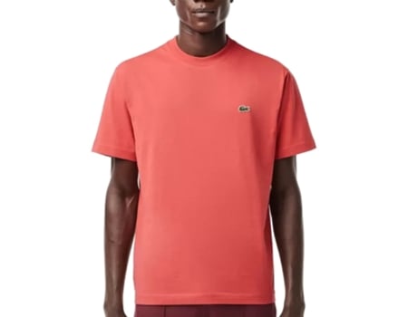 Camiseta de Hombre LACOSTE Sapatos Tecido Rosa (M)
