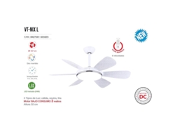 Ventilador techo dc mando vtnixl