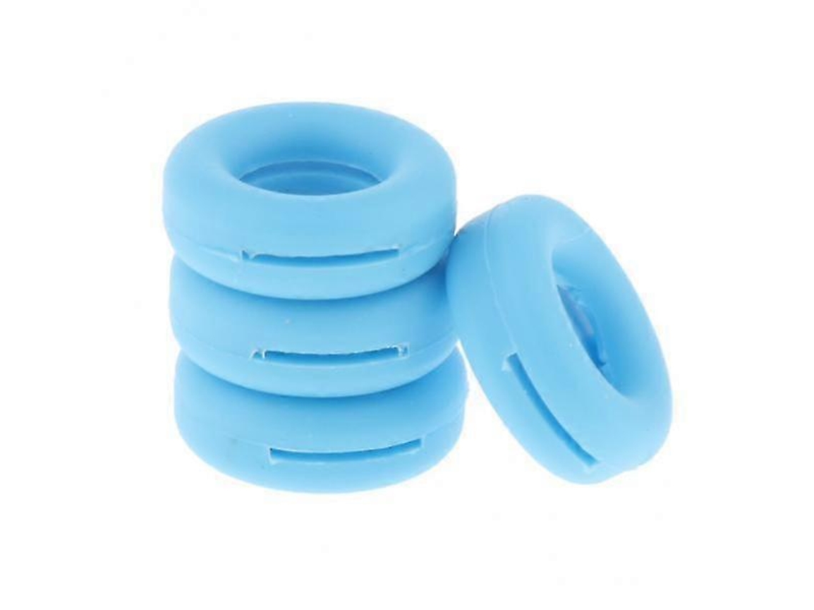 6 x 2 pares de ganchos de silicona antideslizantes para gafas, Rosewell azul claro