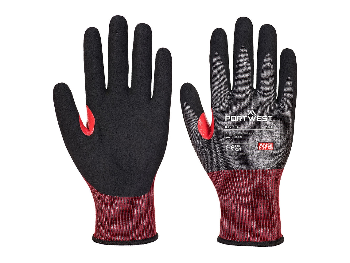 Guantes Cs Cut F18 Nitrilo: Protección Y Confort Negro / Xl