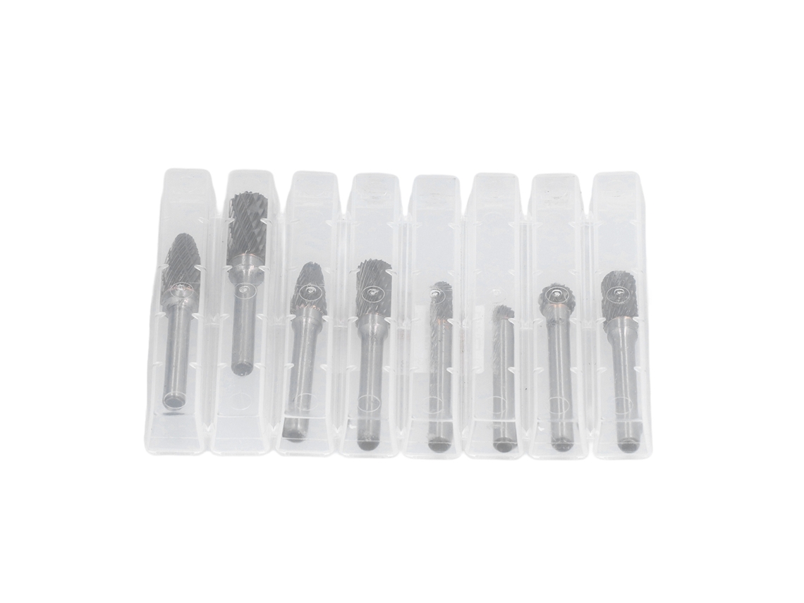 Juego De 8 Brocas Rotativas De Carburo De Tungsteno, 6 Mm, Para Metal Y Madera.