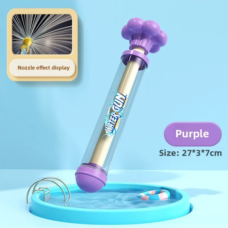 Pistola De Agua Infantil (morada), Juguete Con Rociador De Agua Extraíble