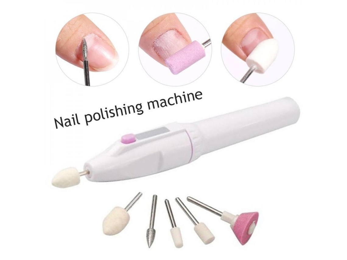 Kit De Taladro Eléctrico Recargable Para Uñas Con Accesorios De Manicura Sik