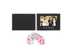 Tarjeta De Saludo Electrónica Con Pantalla Lcd 720p Hd Folleto Video Diy Para Empresa Boda Aniversario 5 Pulgadas