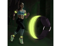 Pulsera reflectante con luz USB para correr al aire libre