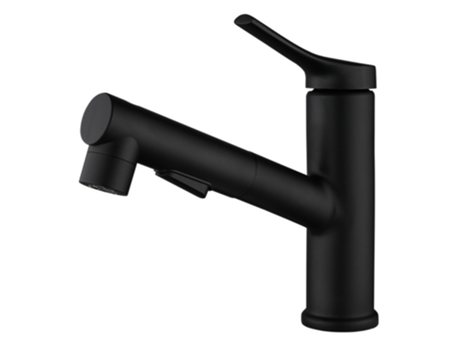 Grifo Lavabo Extraíble Negro LABELLO COAL GRIFERS