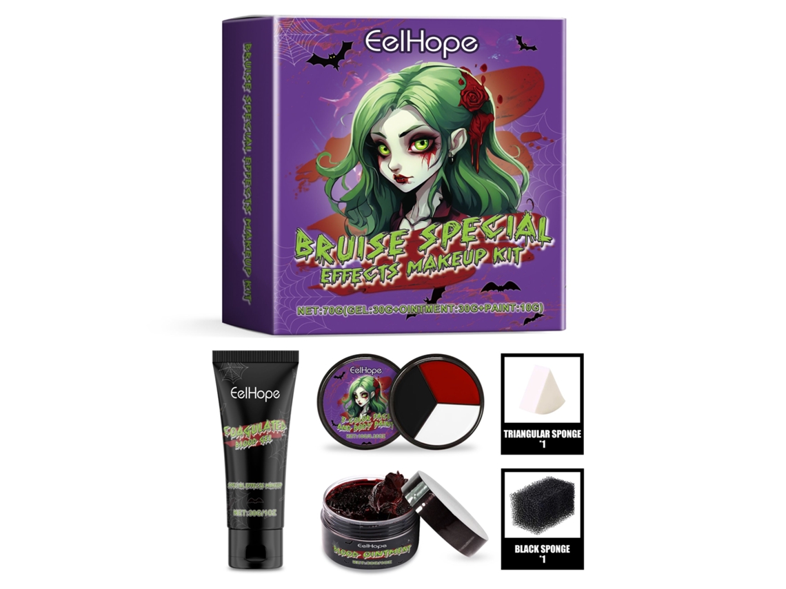 Kit de maquillaje de vampiro para Halloween - Worten