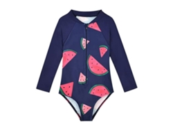 KOFIHETY Traje de baño de una pieza para niñas pequeñas, protección solar UPF 50+, cierre frontal con cremallera, ideal para actividades en la playa y la pisci