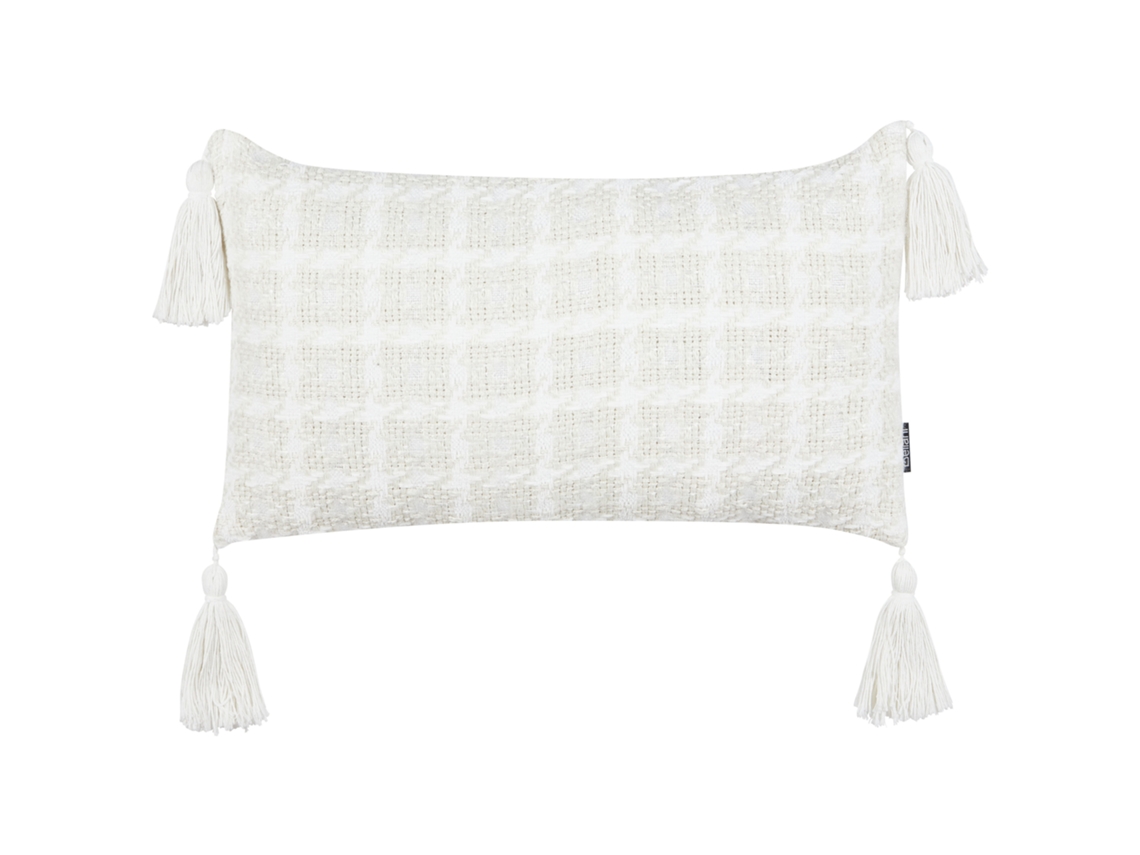 Cojín decorativo BELIANI Douris de Poliéster Beige 30x60x12