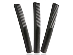 3 peines largos para cabello de mujer, para uso doméstico, peluquería, peine de dientes finos
