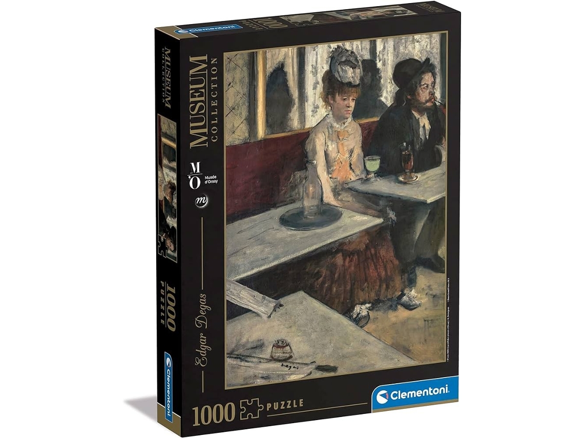 Puzzle Colección Museos Degas. en el Café 1000 Piezas Cle39761 CLEMENTONI