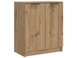 Maison Exclusive - Mueble Zapatero Madera De Ingeniería Roble Artisian 59x35x70 Cm