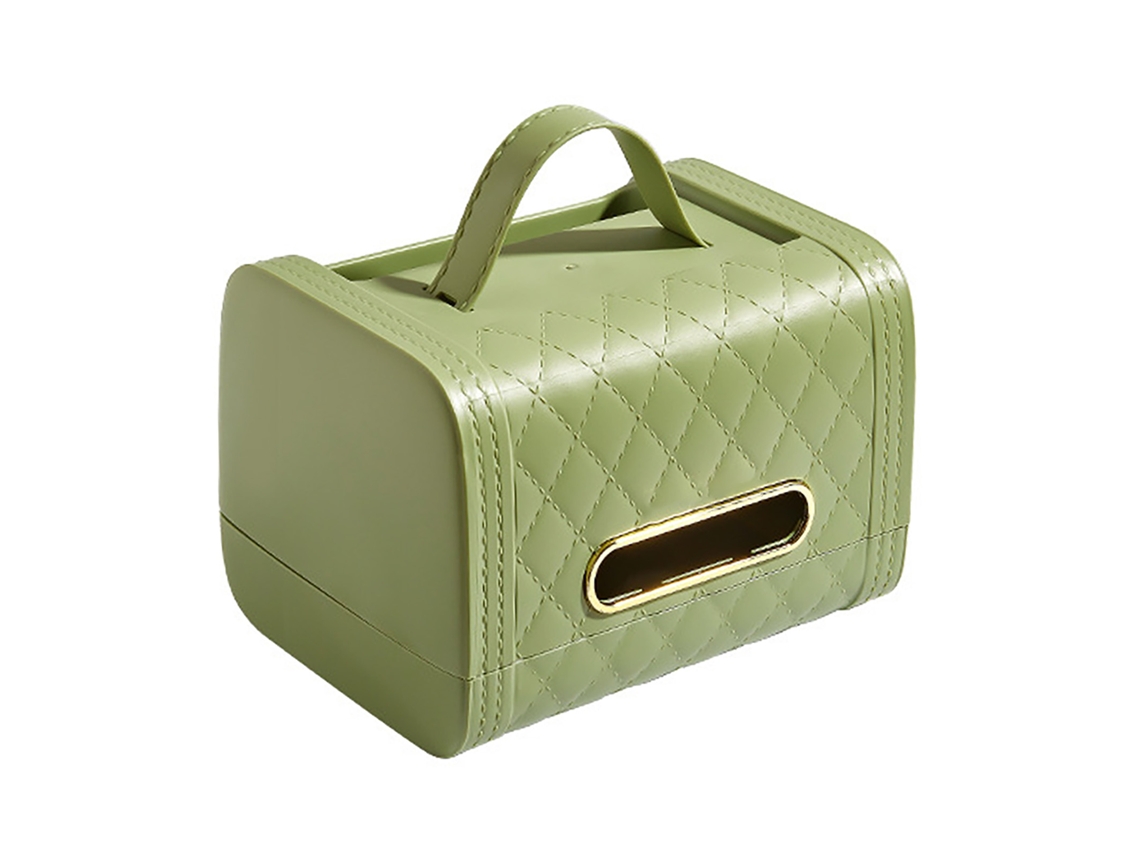 Soporte De Lujo Para Cajas De Toallas De Papel Para Sala De Estar, Cocina, Mesa, Color Verde Hips