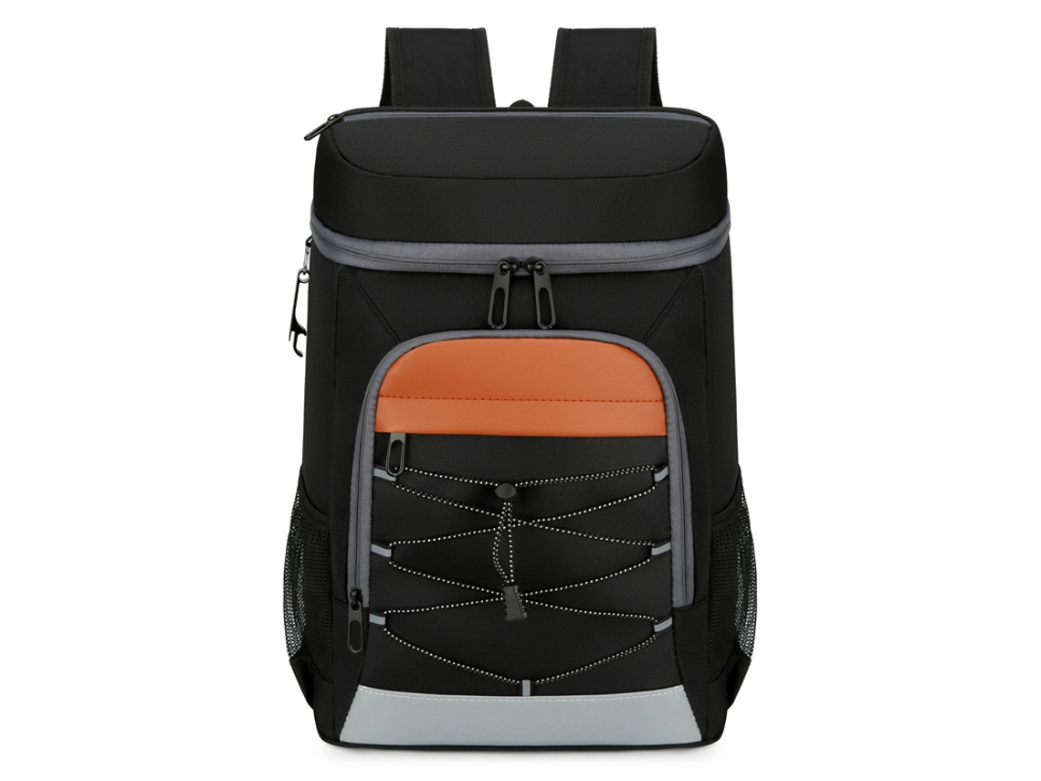 Mochila térmica y refrescante, impermeable, ligera con forro suave, unisex, ideal para loncheras, color negro, Hexinyigjly