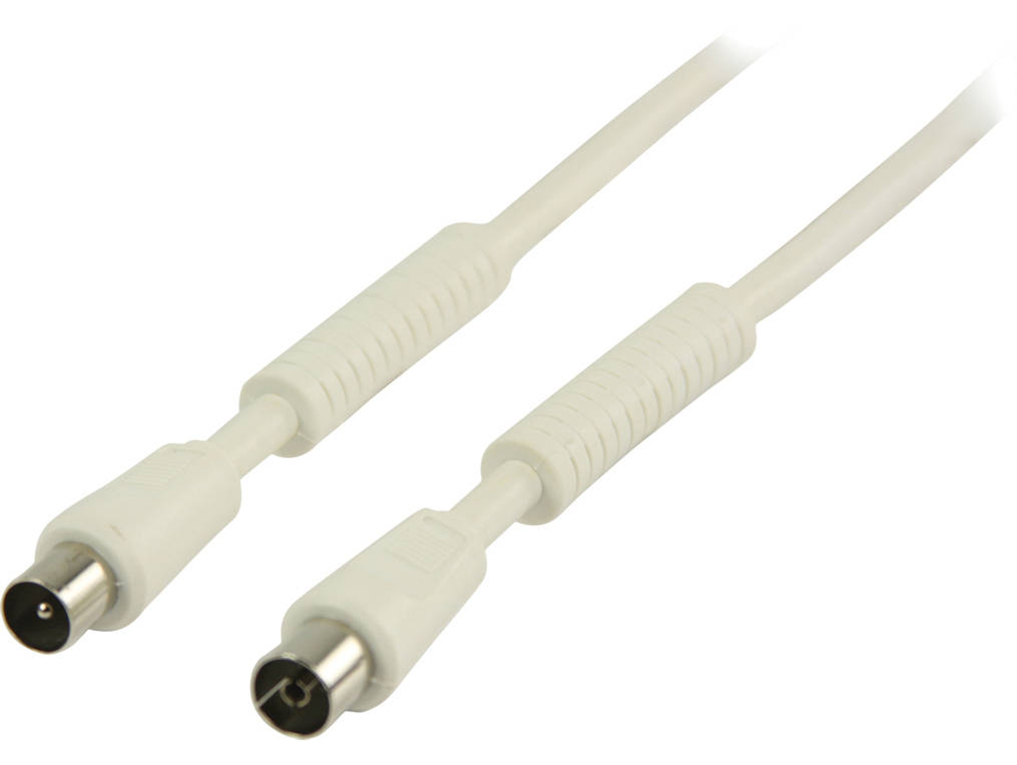 Cable de Antena VALUELINE (Coaxial - 5 m - Blanco)