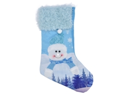 Calcetín Navideño Colgante Con Luz Y Gancho, Bolsa De Dulces, Muñeco De Nieve, Decoración Festiva