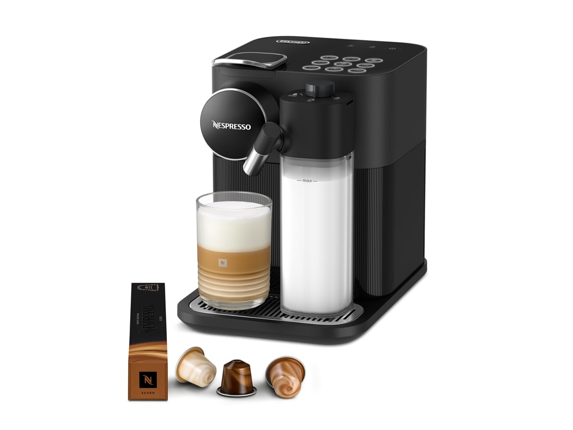 Cafetera DELONGHI Nespresso Gran LattisSía EN640.B Negro 