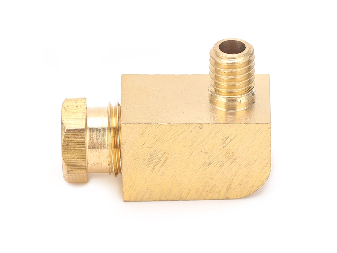 Conector De Tubería Roscado En Forma De L De Latón, Conexión En Ángulo Recto, Accesorio Industrial Pl606