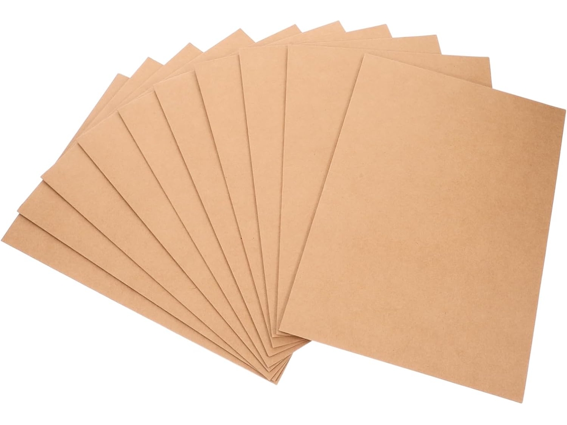 10 Carpetas De Papel Kraft Para Archivar, Organizadores De Archivos Con Una Sola Ranura.