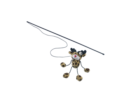 Caña de pescar para gatos con figura de peluche NOBBY PET