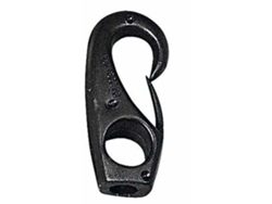 Mosquetão Polyamide Eye Preto 4 Mmplastimo