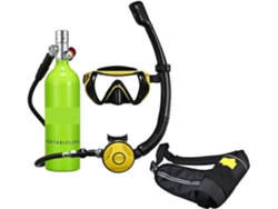 Mini Botella De Buceo, Tubo De Snorkel, Rebreather, Equipo Portátil De Apnea