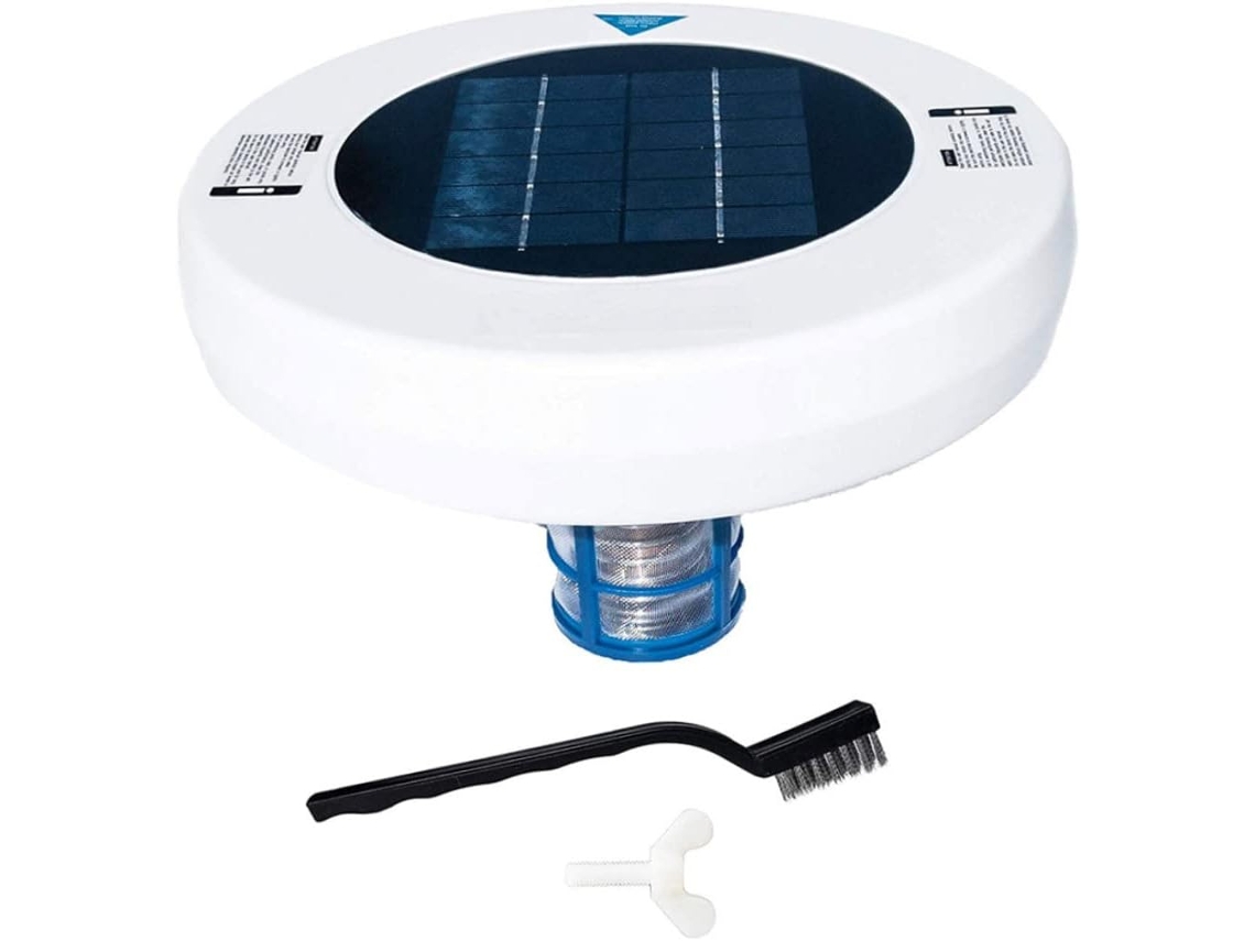 JILLIOPER Ionizador solar de piscina, limpiador de cobre y plata, purificador de agua, kit de clarificación