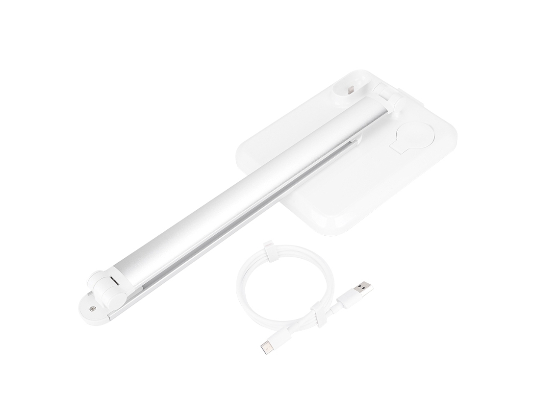 Lámpara De Escritorio Con Cargador Inalámbrico (iluminación Led, Carga Rápida)