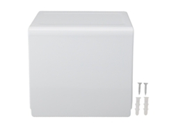 Dispensador De Papel Higiénico De Pared, De Aluminio, Impermeable, Blanco.