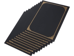 Juego de 10 fundas protectoras para certificados y diplomas, ideales para ceremonias de graduación y Gokoco