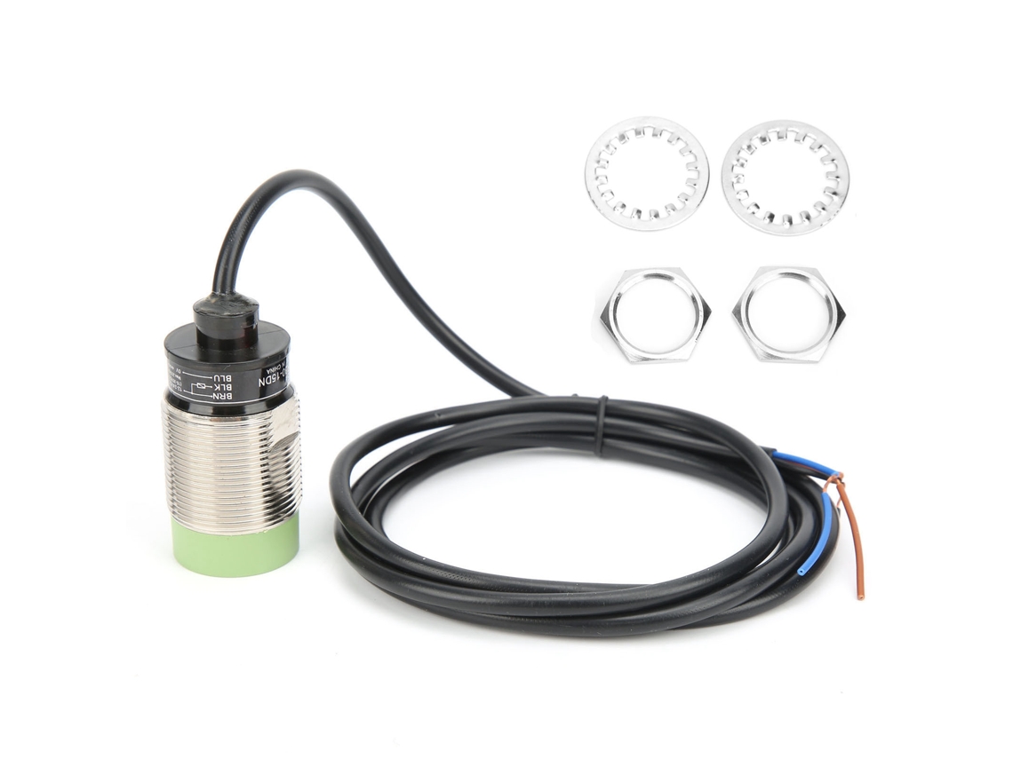 Sensor De Proximidad Inductivo De 3 Cables Npn No, No Enterrado, Dc12-24v Pr3015dn