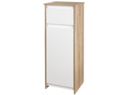 Mueble de baño con 5 niveles, estantes y puerta de MDF 40x38x160cm ZENCORE SERVICES