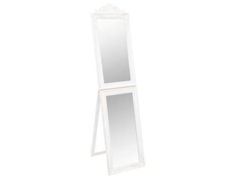 Espejo de pie VIDAXL blanco 45x180 cm