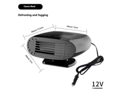 Calentador De Coche (12 V, Negro), Doble Uso Para Motocicletas Y Motos, Función De Calefacción Delantera