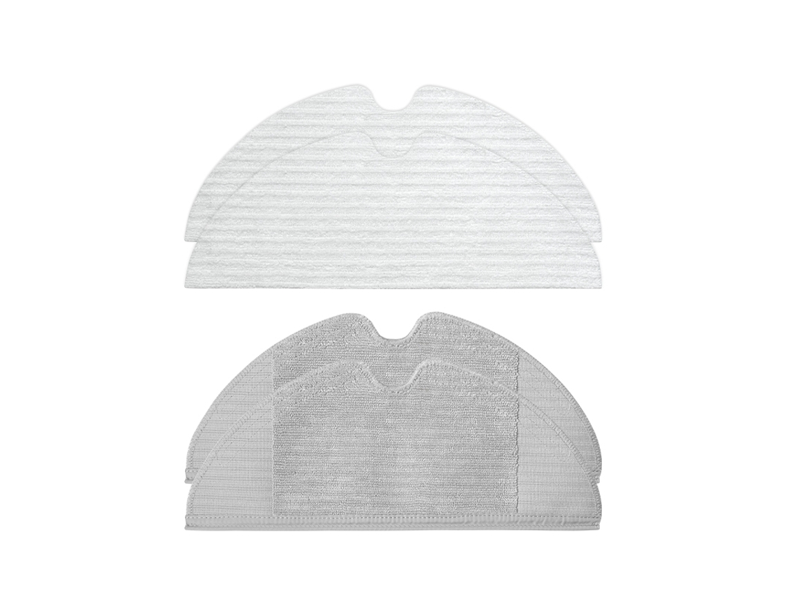 4 Piezas De Paño De Trapeador Para Robot Aspirador Dreame F9 Aspirador Robótico Para Robot De Limpieza Del Hogar,WhiteGrey
