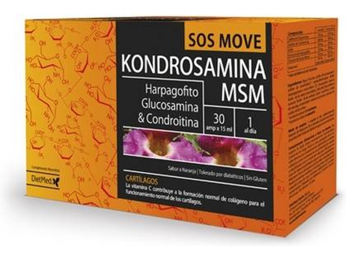 Complemento Alimentar DIETMED Kondrosamina Move (30 ampolas de 15ml)