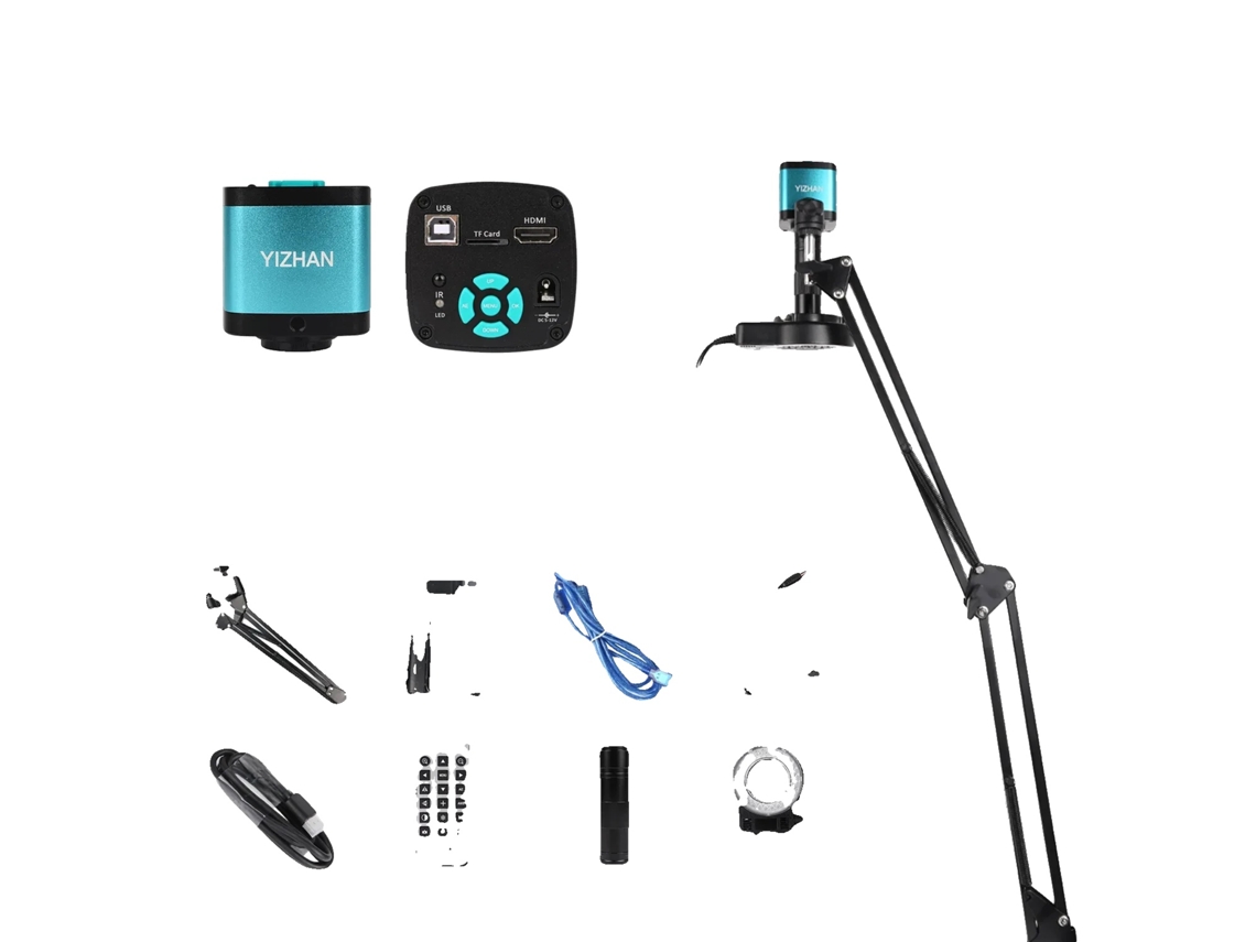 Microscopio, sensor de 48 MP, aumento de hasta 150x, 4k, 48 MP, 150x, conjunto OEM