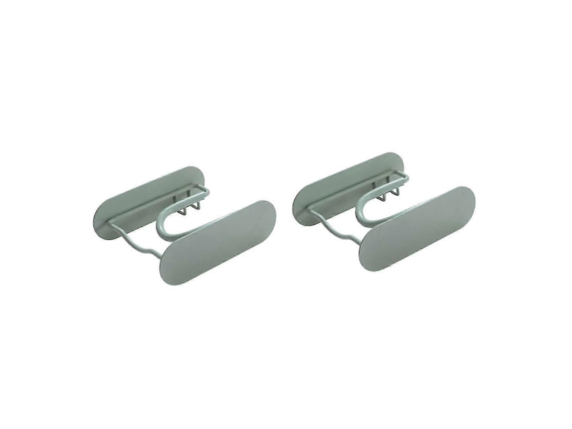 2 piezas de soporte de pared para secador de pelo y perchero GOKOCO