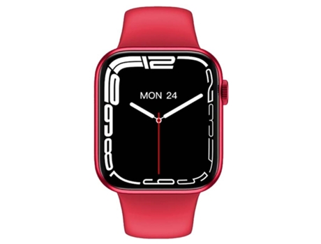 Reloj inteligente Hw37 rojo
