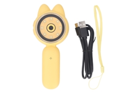 2026-microscopio Para Niños Con Pantalla Hd Ips, 3 Niveles De Luz Led, Portátil Y De Bolsillo, Lupa Manos Libres Amarillo