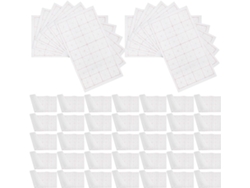Papel Xuan Semicrudo Con Caligrafía China, 9 Cm X 28 Cuadrados, 100 Hojas