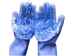 Guantes De Limpieza De Esponja De Silicona Reutilizables Y Resistentes Al Calor Para Platos Y Frutas.