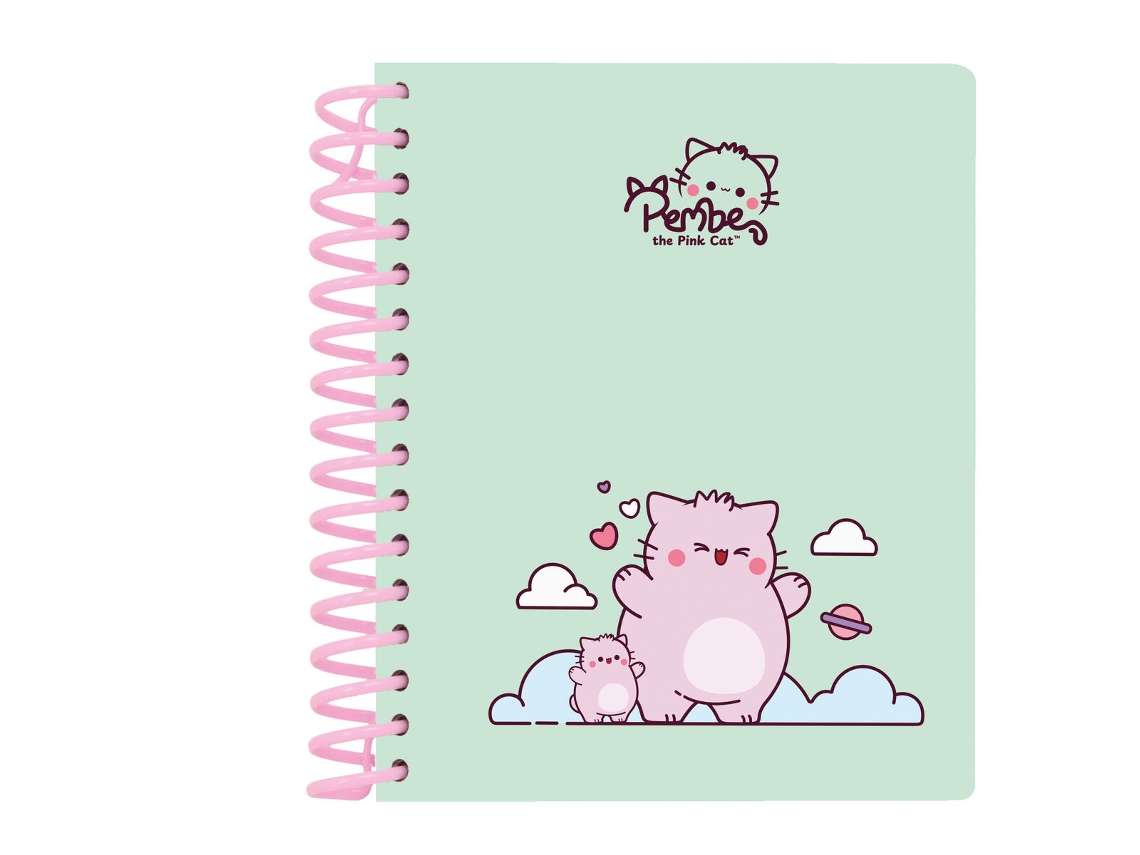 Cuaderno PEMBE El Gato Rosa Multicolor
