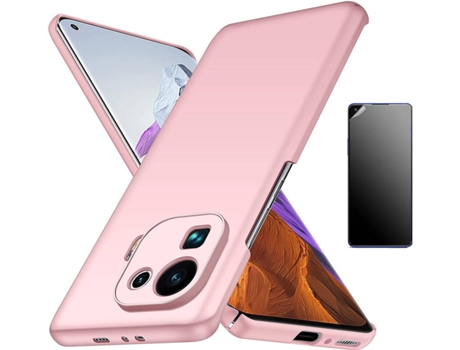 Kit Carcasa y Protector Xiaomi Mi 11 Pro Ultimatte Turtleshell Rosa